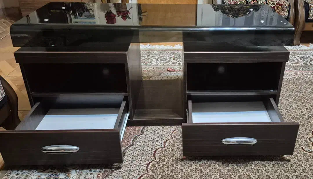 میز TV چوبی شیشه‌ای|میز تلویزیون|تهران, زرگنده|دیوار