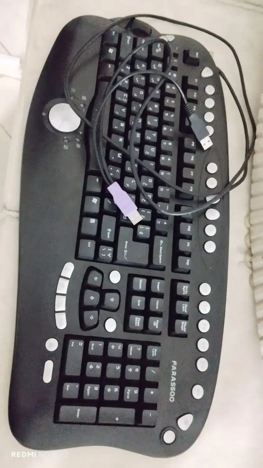 کیبورد در حد نو|قطعات و لوازم جانبی رایانه|فردیس, قریشی|دیوار