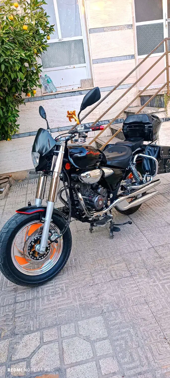 اونجر هارلی 200cc مدل بالا پلاک ملی درحدصفر|موتورسیکلت|شیراز, نارنجستان|دیوار