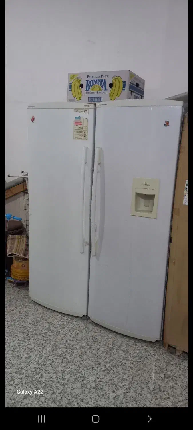 یخچال وفریزر ۲قلو جنرال استیل موتور کره اصل|یخچال و فریزر|کامیاران, |دیوار