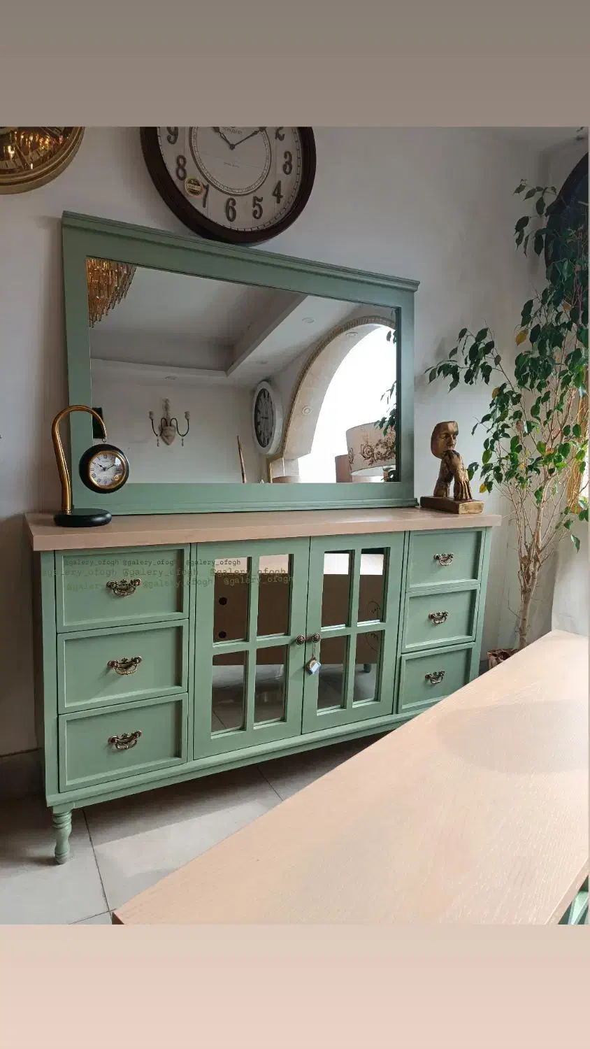 ست کنسول و میز TV مدل پاستل رویال|بوفه، ویترین، کنسول|رشت, استقامت ۱|دیوار