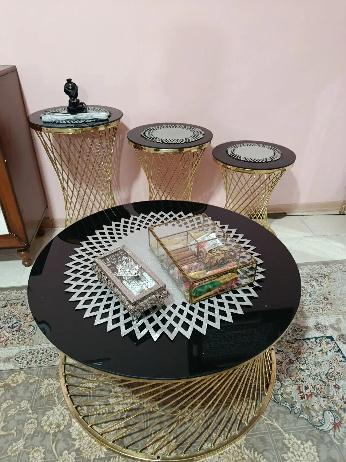 میز عسلی استیل|مبلمان خانگی و میز عسلی|محمدیه-قزوین, |دیوار