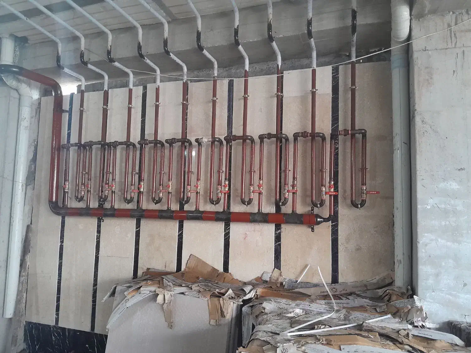 لوله کشی تاسیسات آب سرد و گرم وگاز|خدمات پیشه و مهارت|آستانه اشرفیه, |دیوار