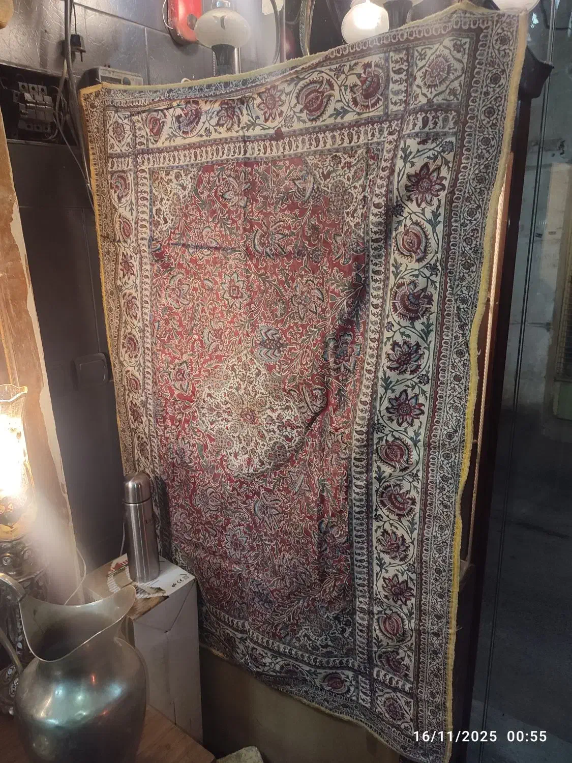 2عدد پارچه قلمکار عتیقه قاجاری ارسال ازاصفهان|کلکسیون اشیاء عتیقه|تهران, امام حسین|دیوار