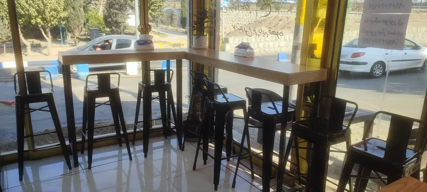 میز و صندلی فلزی|میز و صندلی غذاخوری|آفتاب, |دیوار