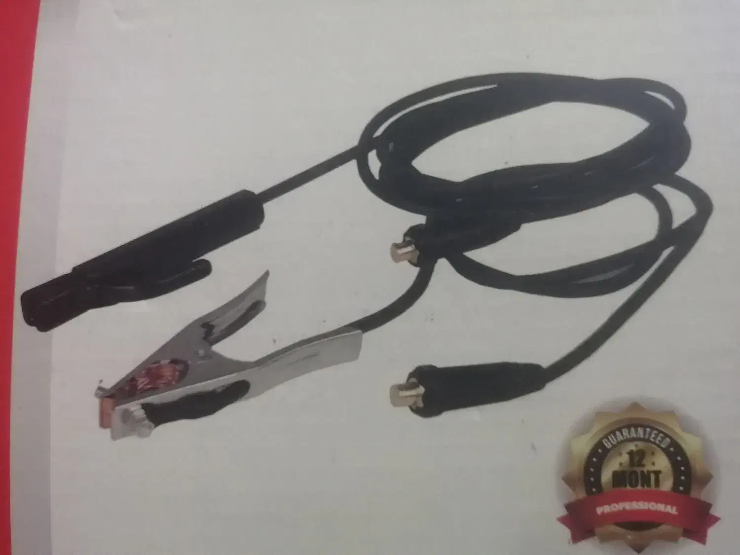 کابل جوشکاری 12 مس خالص 4 متر انبر  و 2 متر اتصال|ابزارآلات|لار, |دیوار