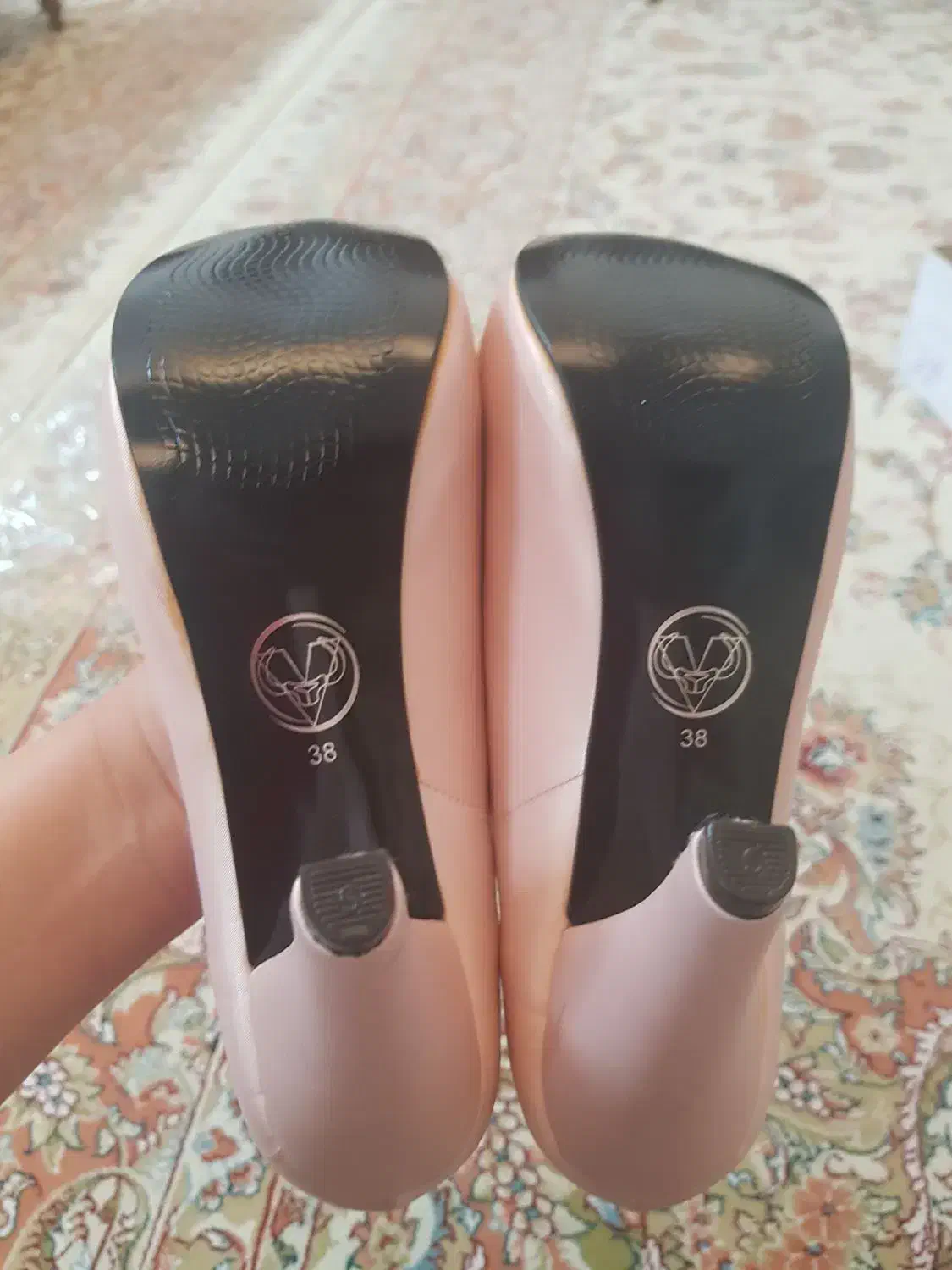 ست کیف و کفش مجلسی صورتی|کیف، کفش، کمربند|قم, نوقطار|دیوار