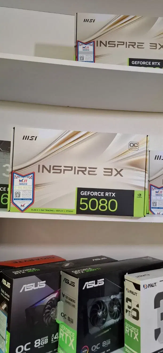 کارت گرافیک مدل RTX 5080 OC INSPIRE 3X حافظه 16|قطعات و لوازم جانبی رایانه|تهران, سلسبیل شمالی|دیوار