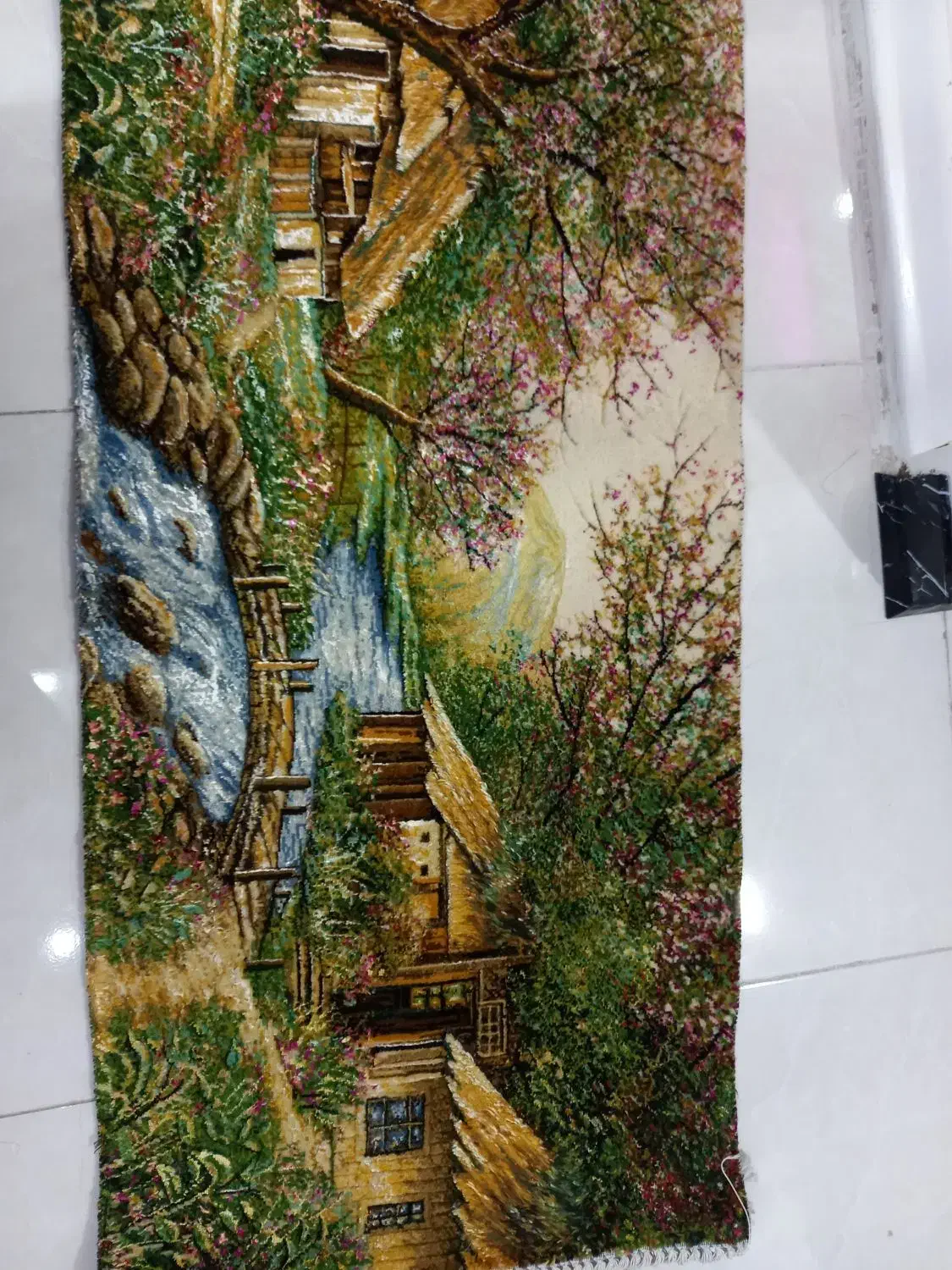 تابلو فرش|تابلو فرش|کرج, باغ سیب|دیوار