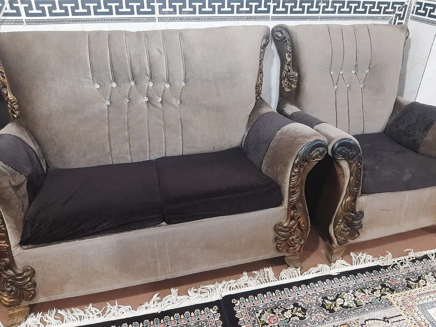 مبل هفت نفره دست دو|مبلمان خانگی و میز عسلی|چابهار, |دیوار