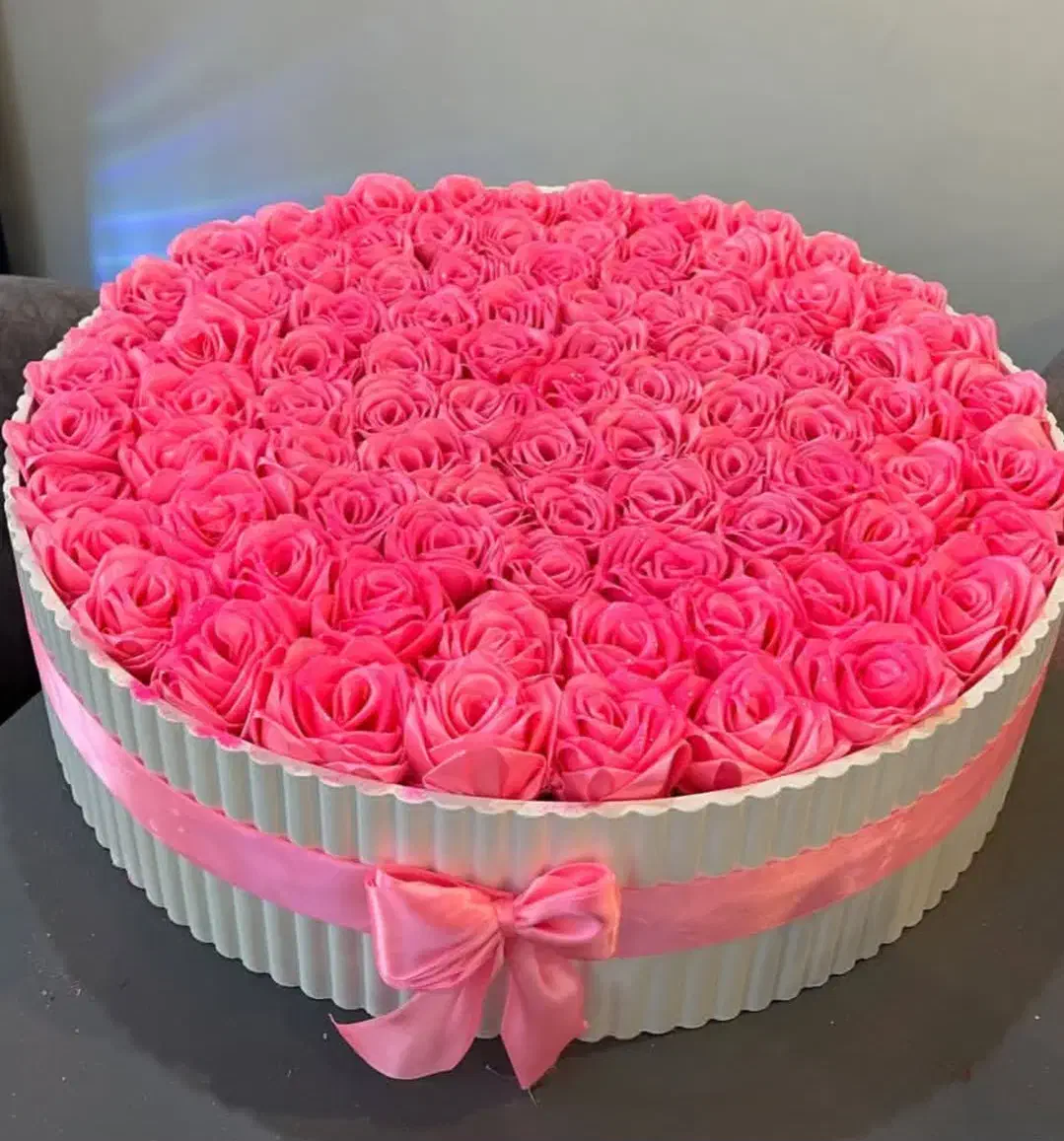 گل رز جاودان و بوکت پروانه|گل مصنوعی|شاهینشهر, عطار|دیوار