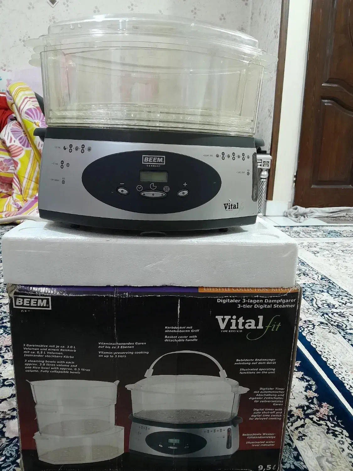 بخارپز برقی BEEMآلمان|اجاق گاز و لوازم برقی پخت‌وپز|تهران, شهرک طالقانی|دیوار