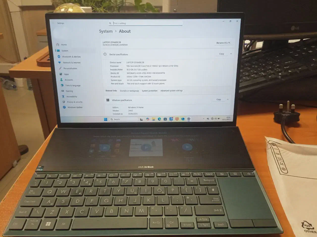 لپ تاپ ایسوز zenbook ux482EAR|رایانه همراه|تهران, ونک|دیوار