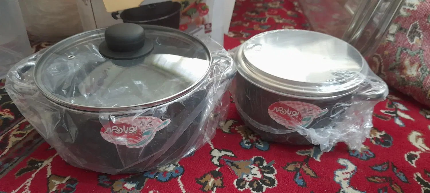 دو قابلمه گرانیتی آکبند در سایز ۲۰ و ۲۴|ظروف پختوپز|تهران, علم و صنعت|دیوار