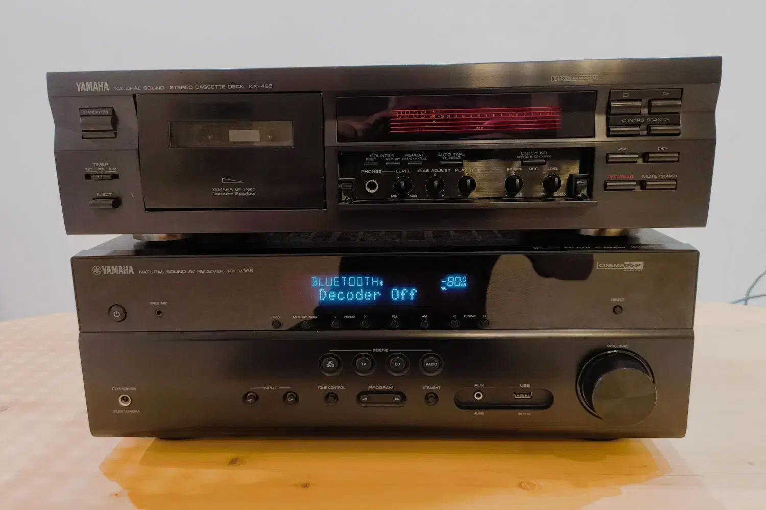 آمپلی فایر یاماها و دک کاست یاماها|سیستم صوتی خانگی|تهران, اختیاریه|دیوار