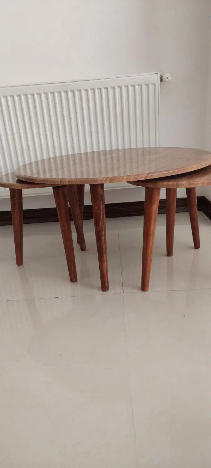 چهار تیکه میز عسلی|مبلمان خانگی و میز عسلی|شیروان (خراسان), |دیوار