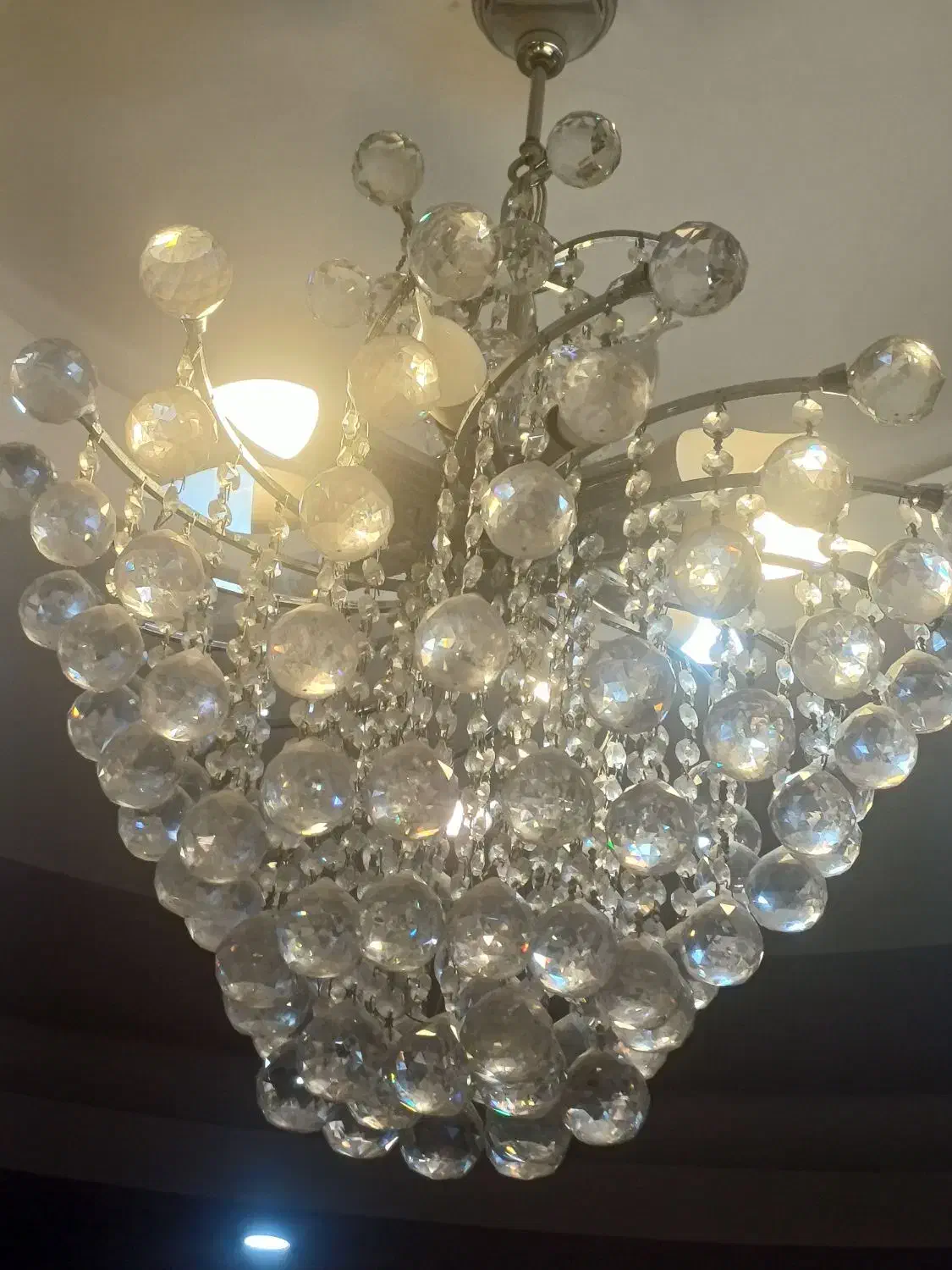 لوسترکریستال ۱۰شعله|لوستر و چراغ آویز|مشکیندشت, |دیوار