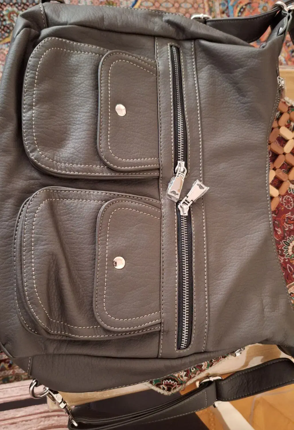 کیف چرم زیتونی نو|کیف، کفش، کمربند|اردبیل, |دیوار