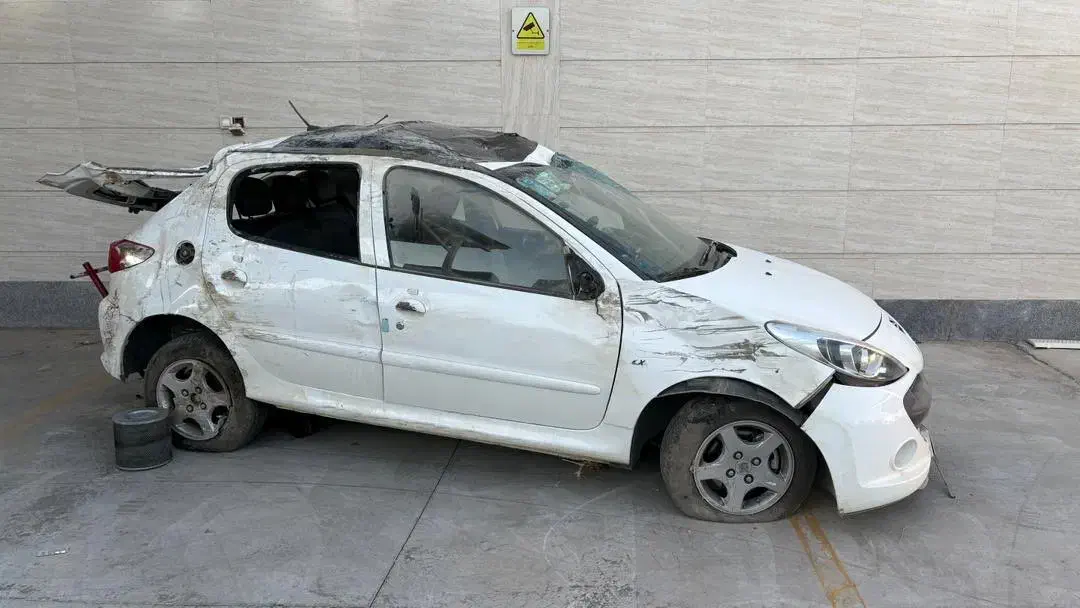 پژو ۲۰۷ معاوضه تصادفی با سالم|خودرو سواری و وانت|شیراز, سجادیه|دیوار