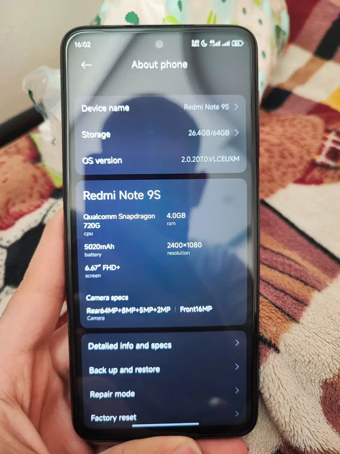 Redmi Note 9S|موبایل|تهران, ائمه اطهار|دیوار
