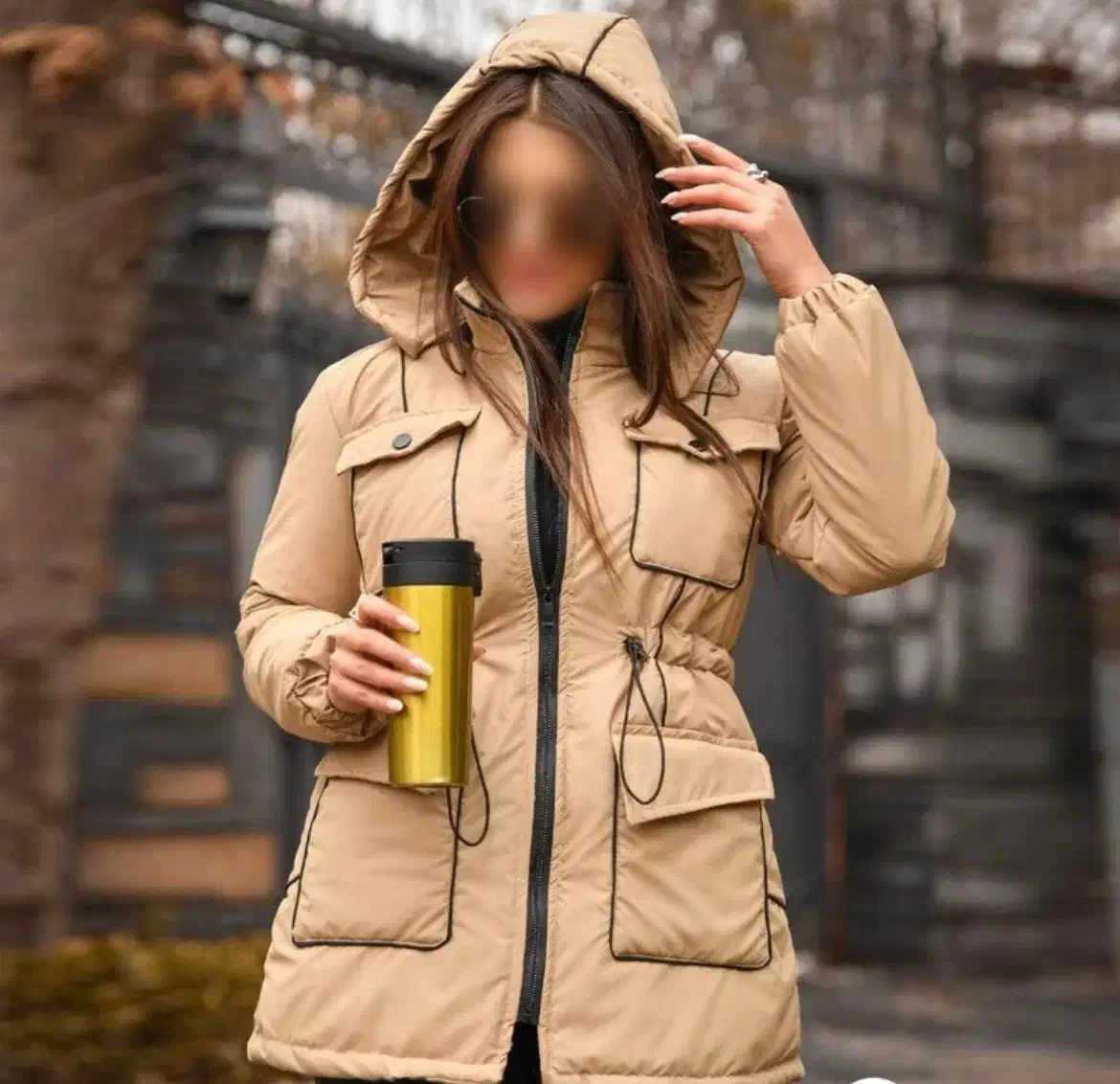 کاپشن یکبار پوشیده شده زیاد تن نخورده|لباس|بهارستان, |دیوار