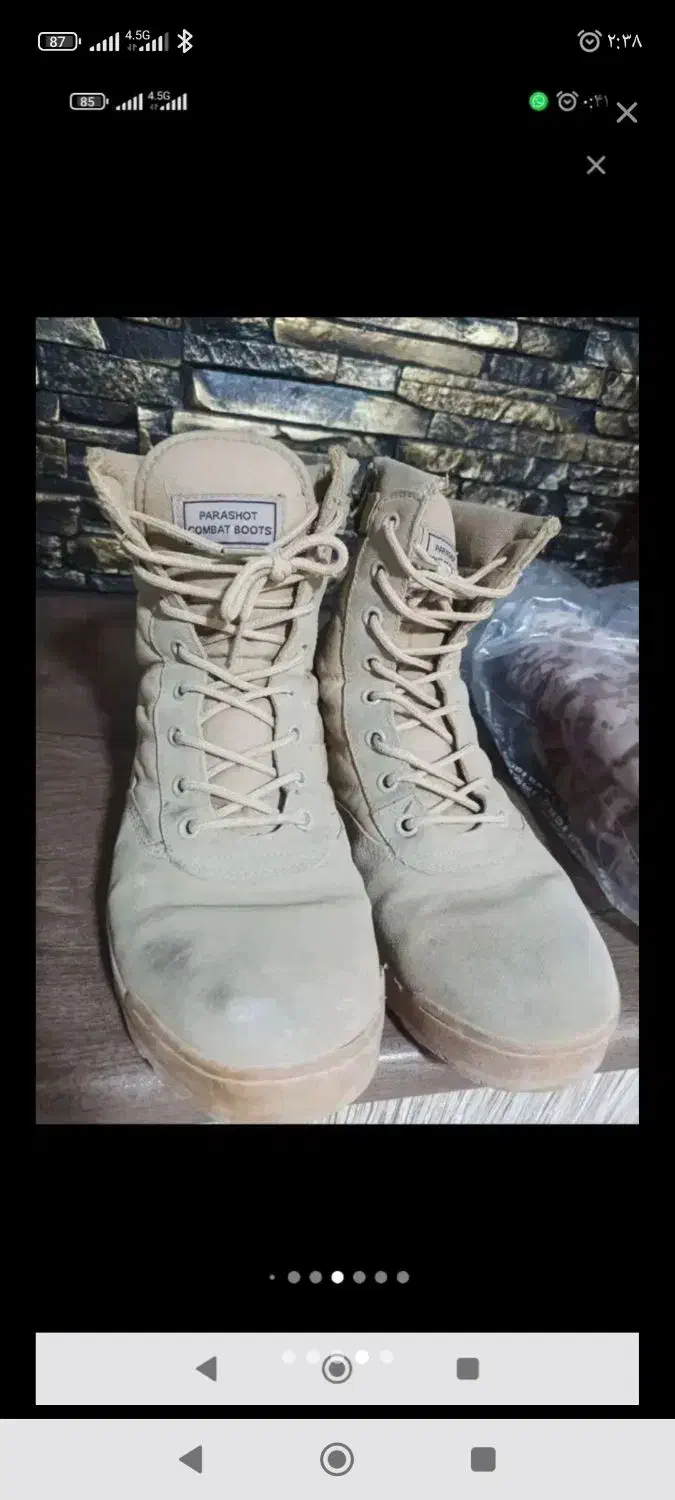 پوتین خاکی|کیف، کفش، کمربند|فردیس, شهرک شهید حسینی|دیوار