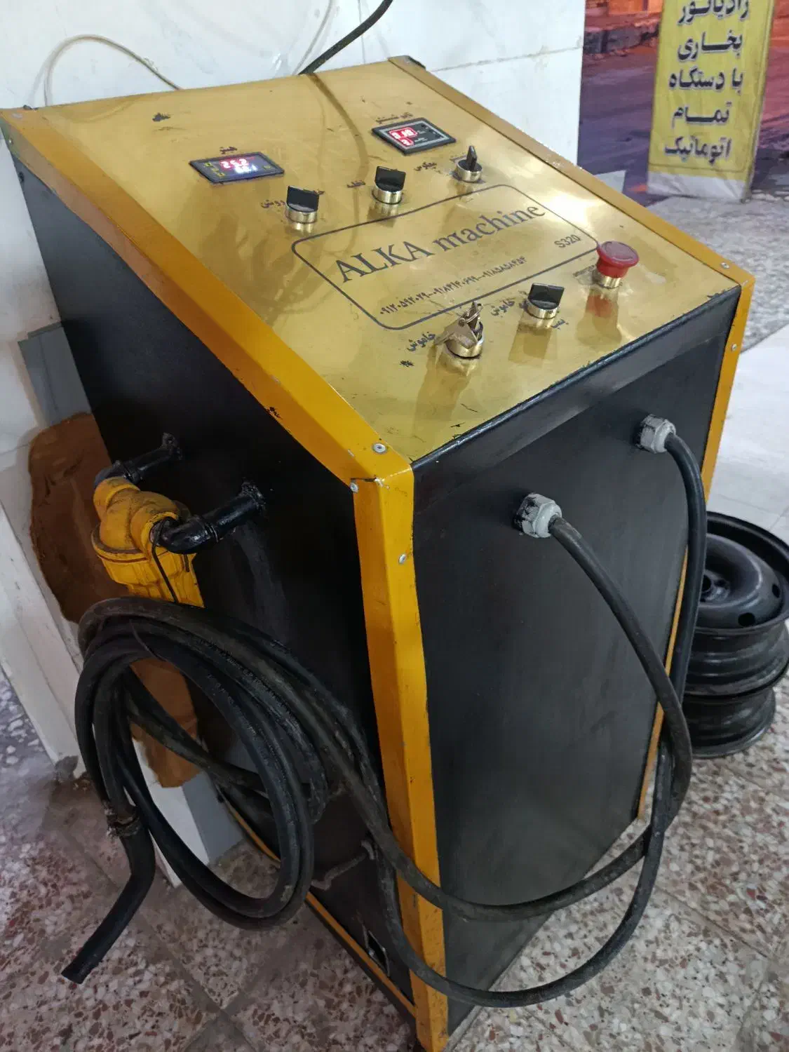 شستشوی رادیاتور بخاری خودرو با دستگاه اتوماتیک|خدمات موتور و ماشین|اهواز, منبع اب|دیوار