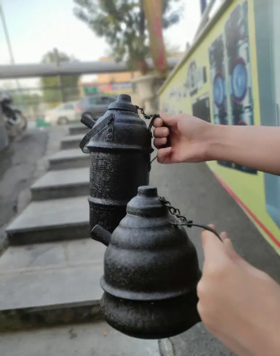 کتری وقوری آتیشی شامورتی کمپینگ|قوری، کتری، قهوه‌ساز دستی|کرج, حصارک پایین|دیوار