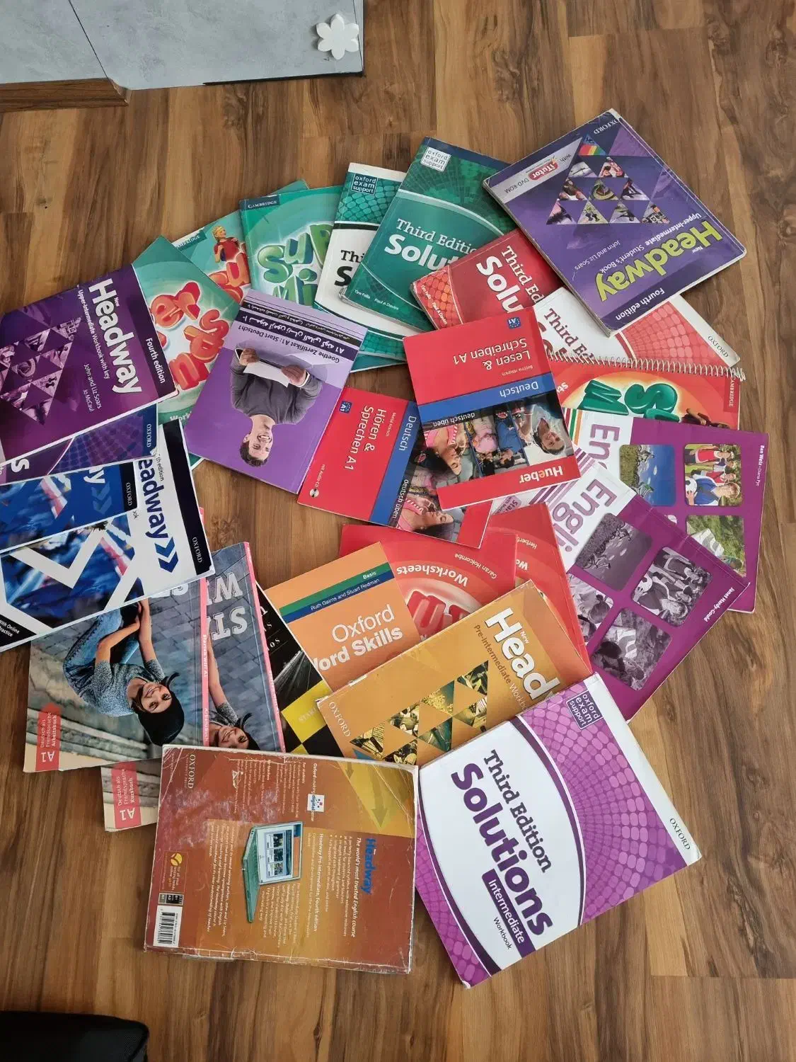 کتابهای آموزشی زبان انگلیسی و آلمانی|کتاب و مجله آموزشی|فومن, |دیوار