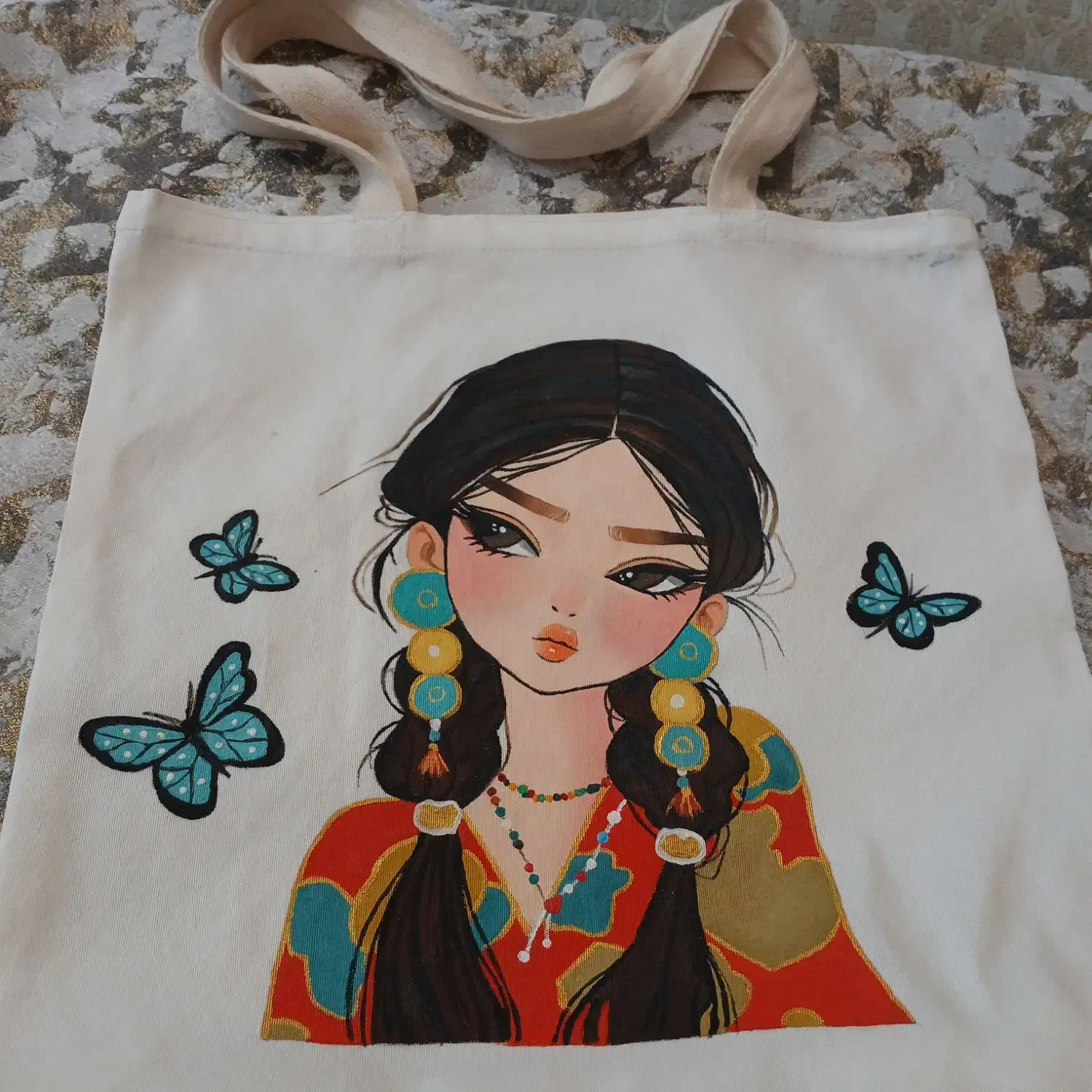 طراحی روی پارچه روی کیف تی شرت مانتو مقنعه کودک|کیف، کفش، کمربند|نظرآباد, نظرآباد|دیوار