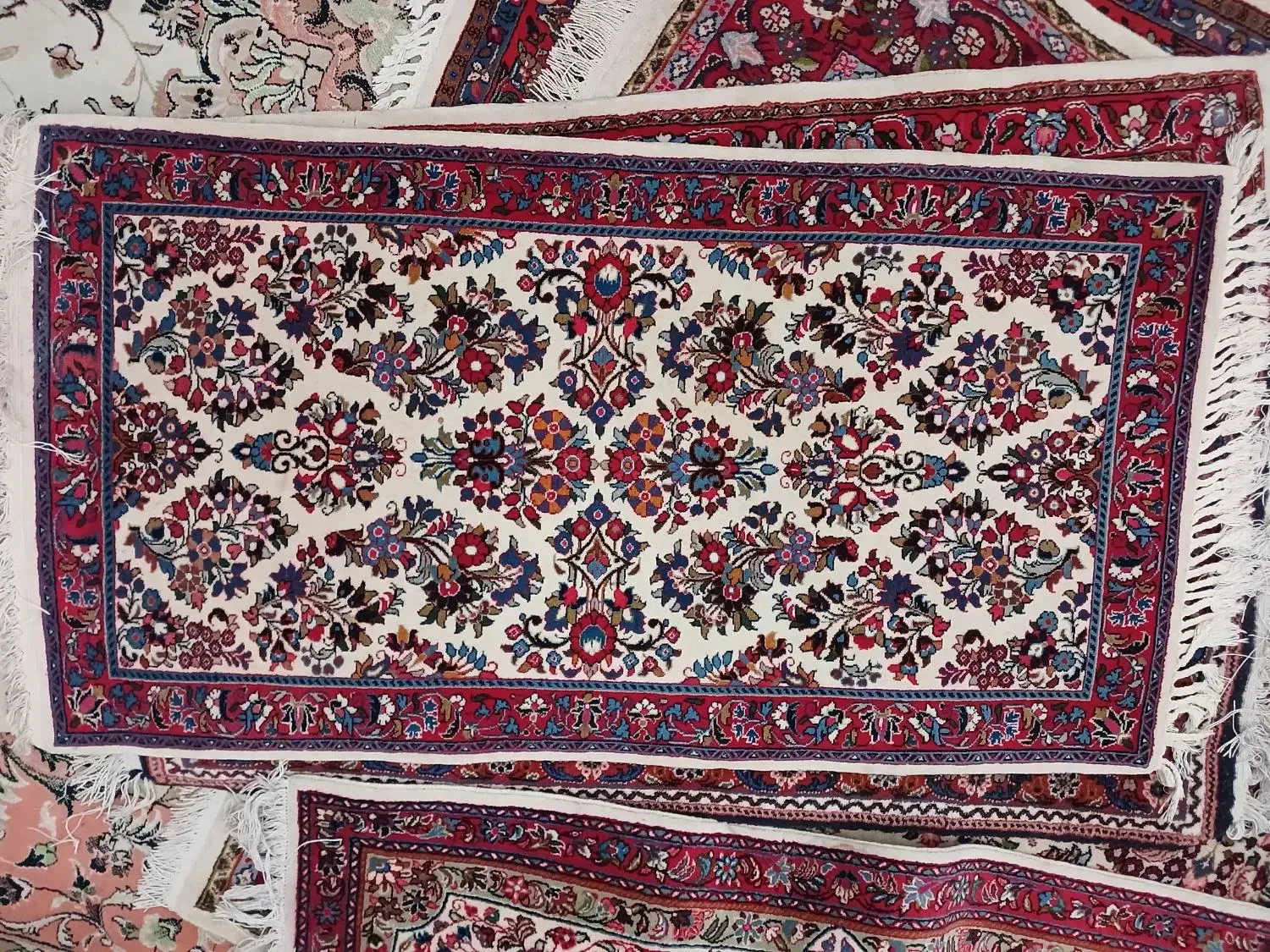 ۴عدد قالیچه نفیس|فرش|ملایر, |دیوار