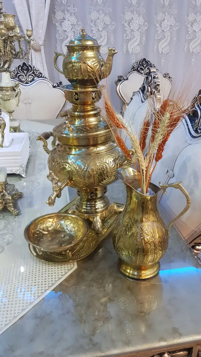 سماور ذغالی سنگین وزن|سماور، چای‌ساز، قهوه‌ساز|تهران, ابوذر|دیوار