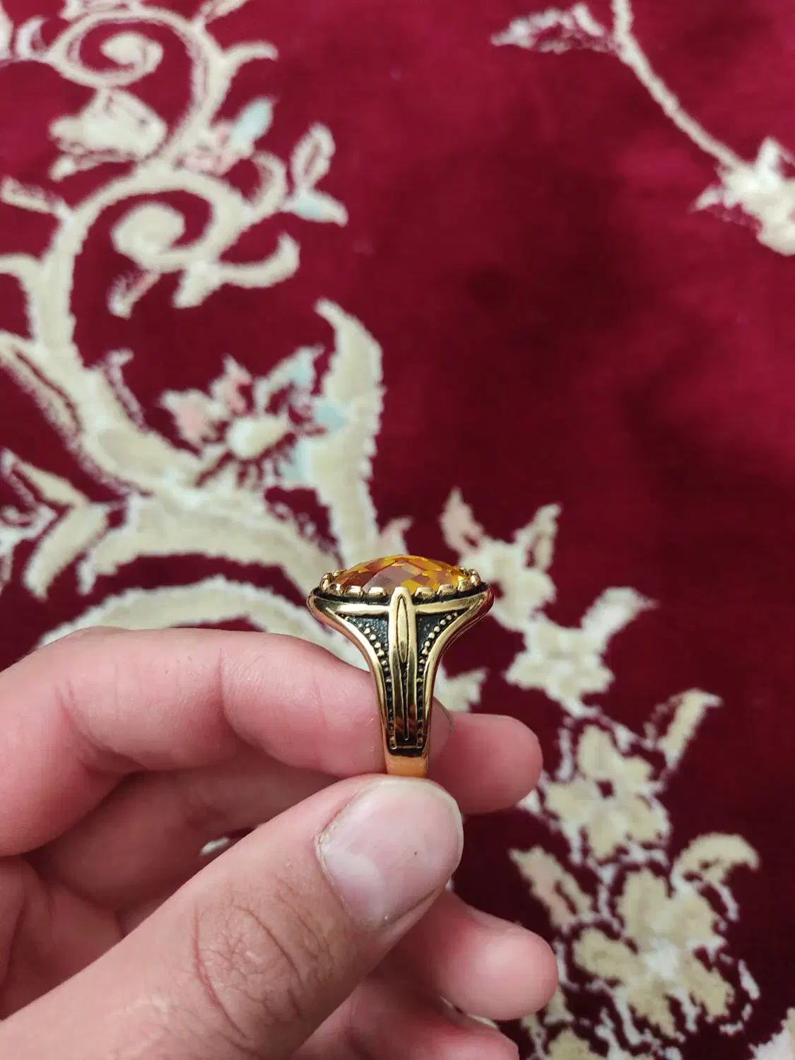 انگشتر مردانه طرح الماس|بدلیجات|کرمانشاه, |دیوار