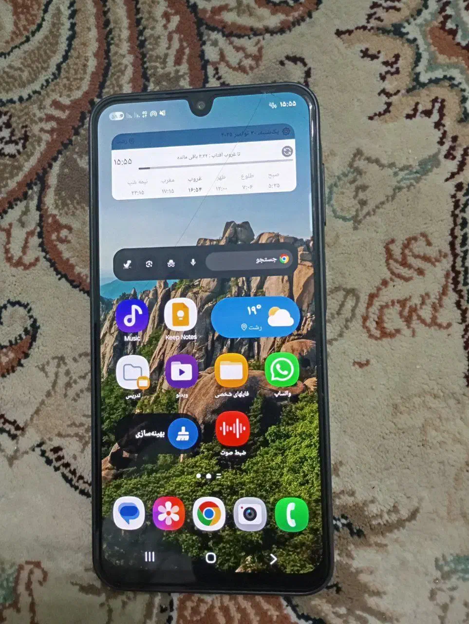 گوشی سامسونگ a16 سالم سالم با گارانتی|موبایل|رشت, خرسندی|دیوار