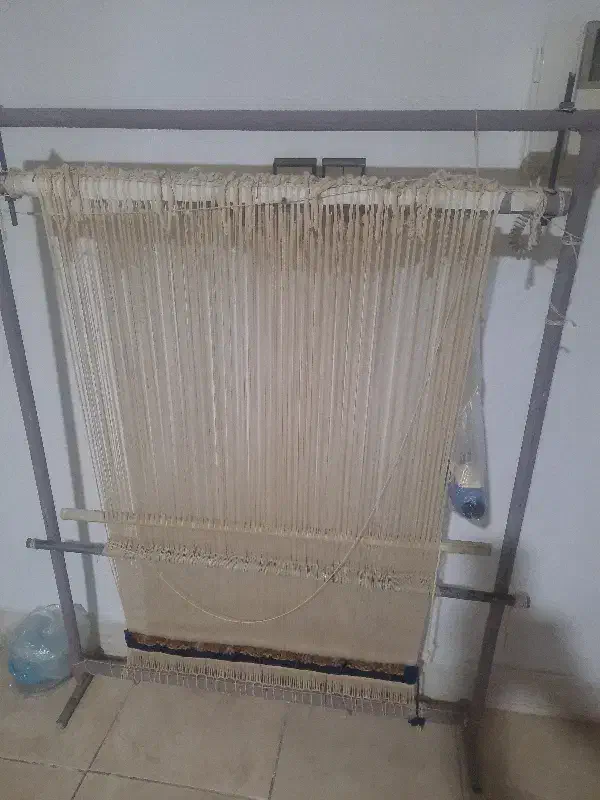 دار قالی فلزی  تابلو فرش  همراه  با نقشه و نخ|تابلو فرش|بابل, |دیوار