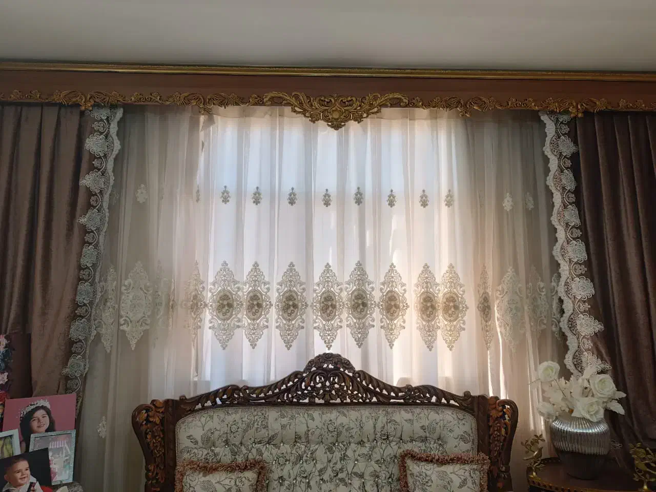 پرده پذیرایی|پرده، رانر، رومیزی|کرج, گلشهر|دیوار