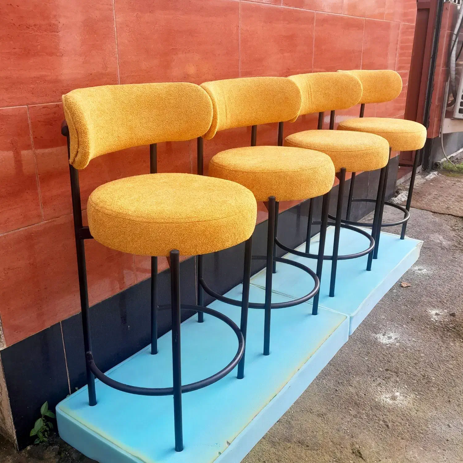 صندلی اوپن فلزی مستقیم از تولیدی|میز و صندلی غذاخوری|رشت, جانبازان|دیوار