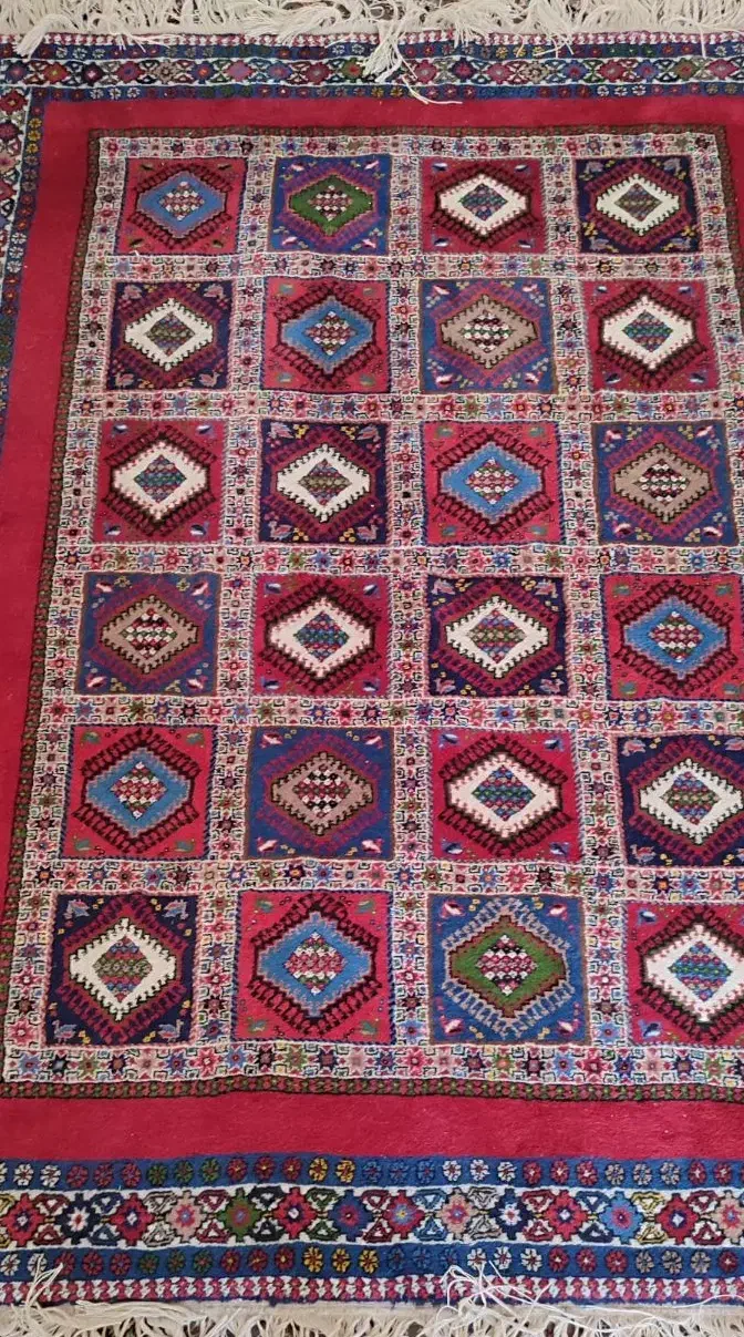 قالی دستباف یلمه|فرش|شهرضا, |دیوار