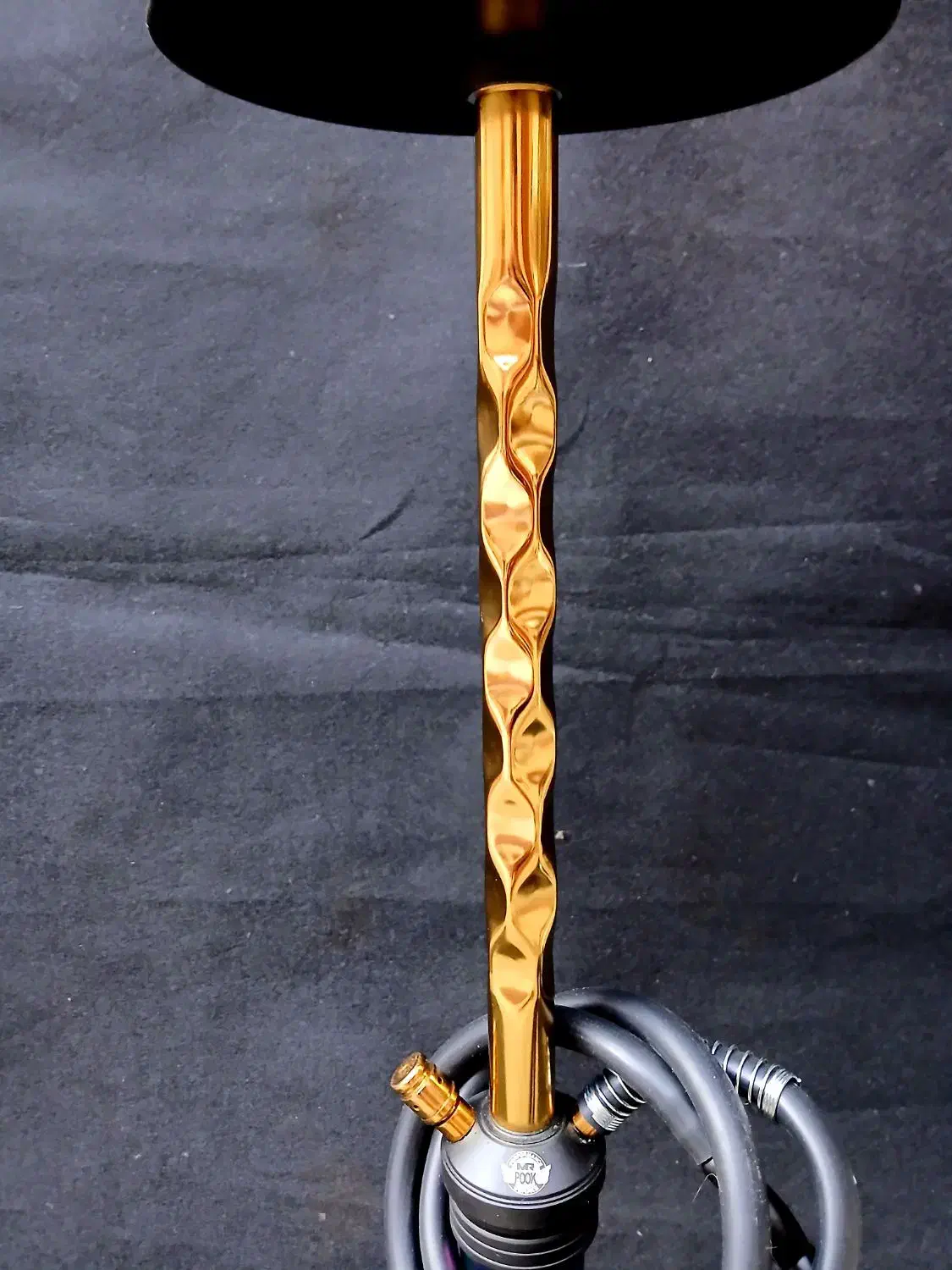 قلیان آکبند طلایی با شیشه هفت رنگ|زیورآلات و اکسسوری|ارومیه, |دیوار