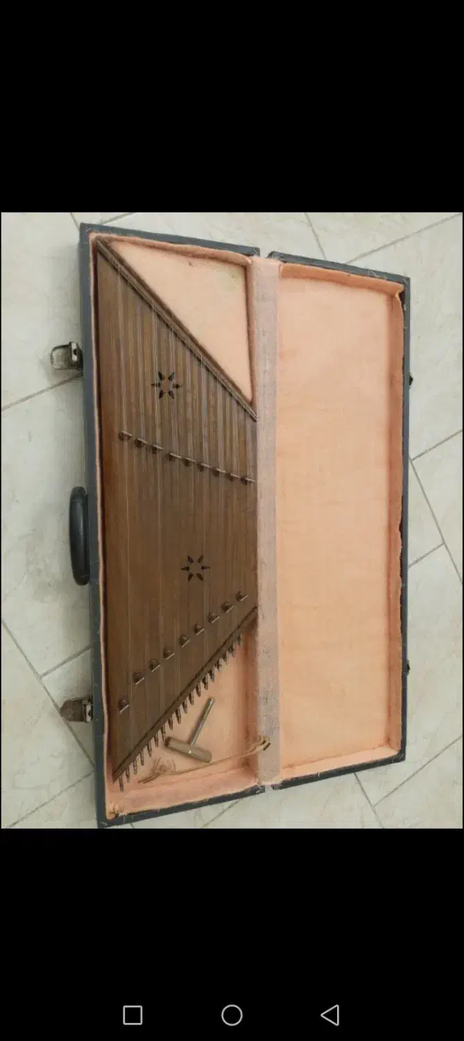 سنتور مشقی با کیس و دسته کوک و مضراب|سازهای سنتی|ساری, |دیوار