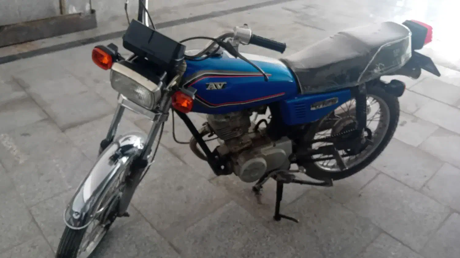 موتور هندا مزایده|موتورسیکلت|خرم‌آباد, |دیوار