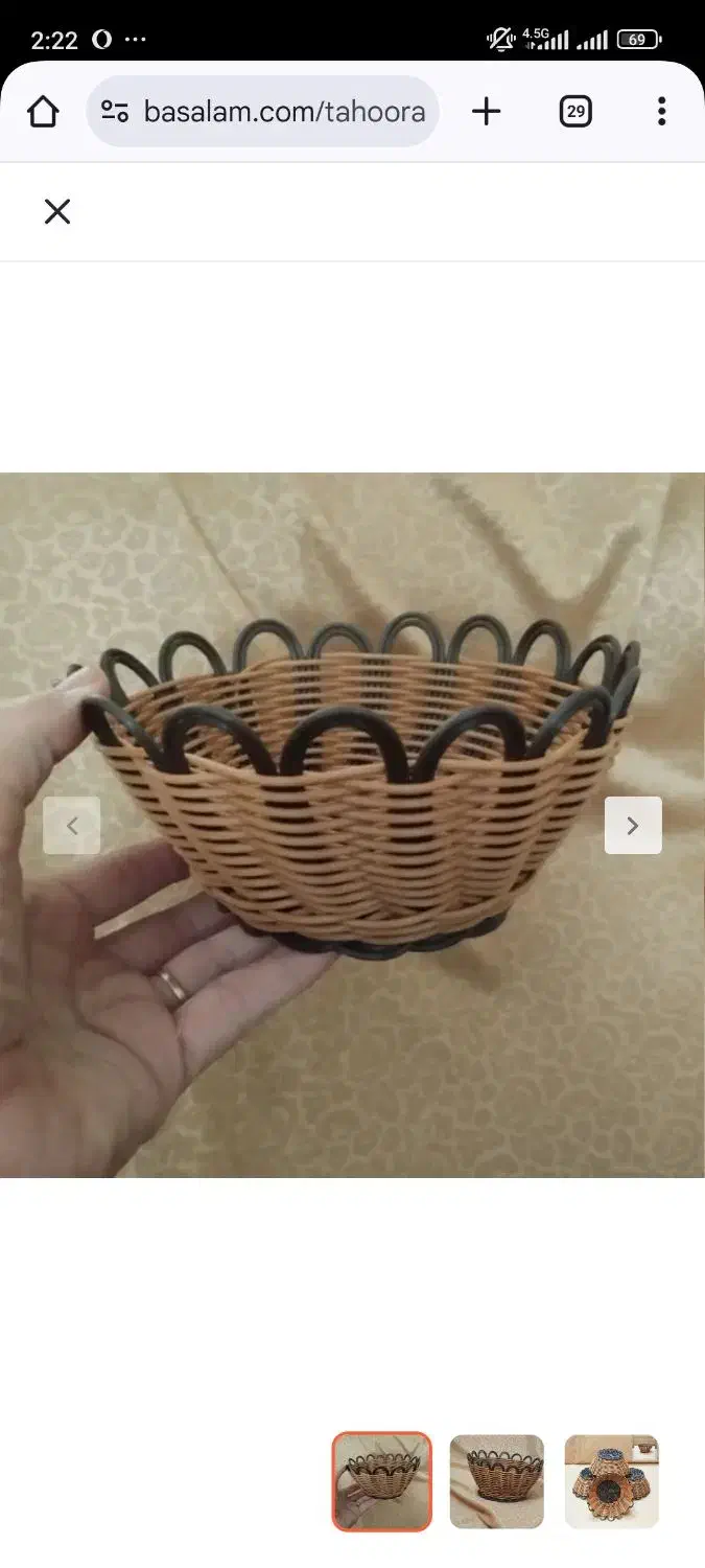 سبدهای حصیری|صنایع دستی و سایر لوازم تزئینی|ساوه, |دیوار