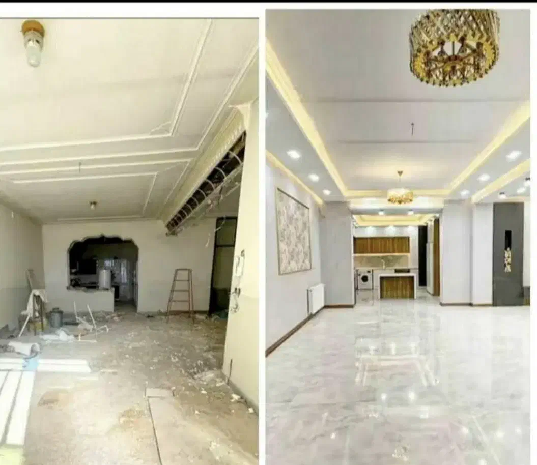 کناف.نقاشی.طراحی.بازسازی.مقاوم سازی و تغییر نقشه|خدمات پیشه و مهارت|شیراز, زرهی|دیوار