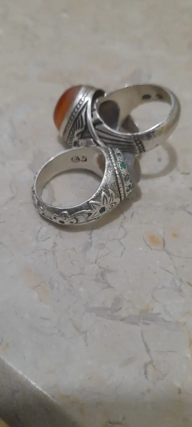 انگشتر عقیق دوپوس باباقوری زبرجد|جواهرات|کاشان, فاز ۲ ناجی آباد|دیوار