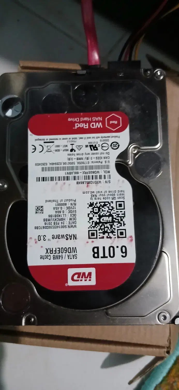 هارد ۶ ترا بایت وسترن دیجیتال|قطعات و لوازم جانبی رایانه|شاهرود, |دیوار