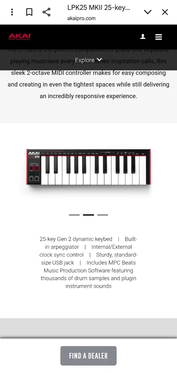 میدی کنترلر مینی|پیانو، کیبورد، آکاردئون|ساوه, |دیوار