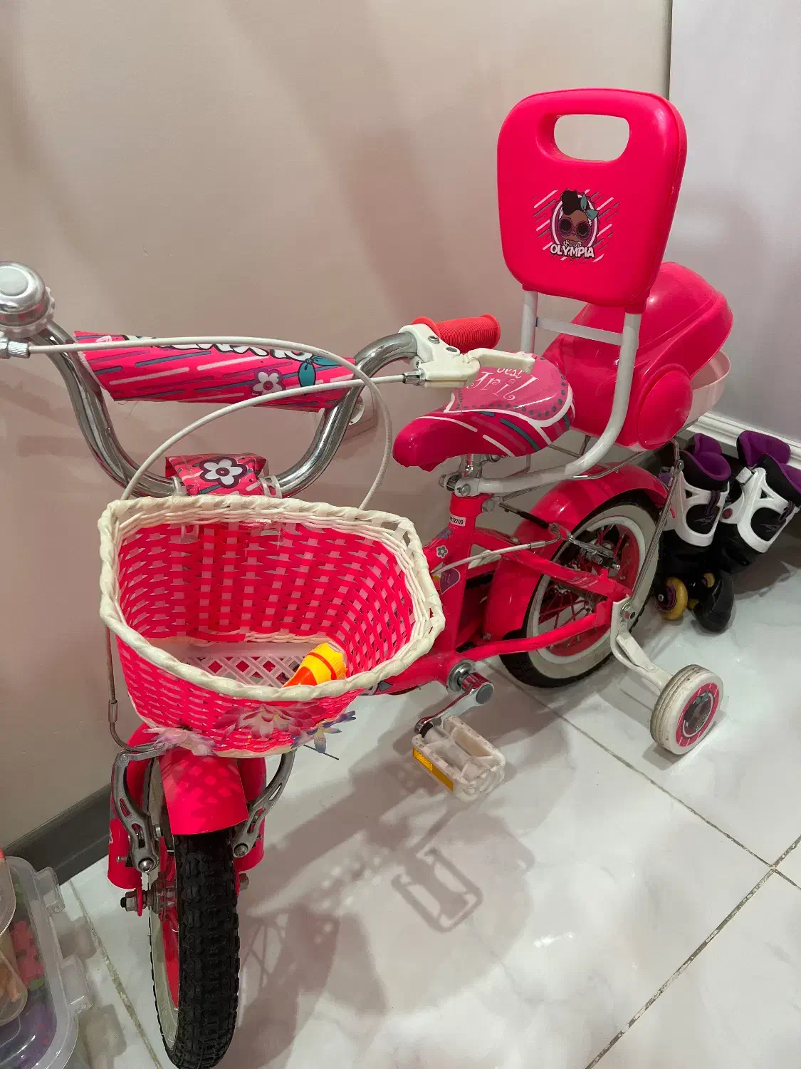 دوچرخه صورتی نو|دوچرخه، اسکیت، اسکوتر|کرج, گوهردشت|دیوار