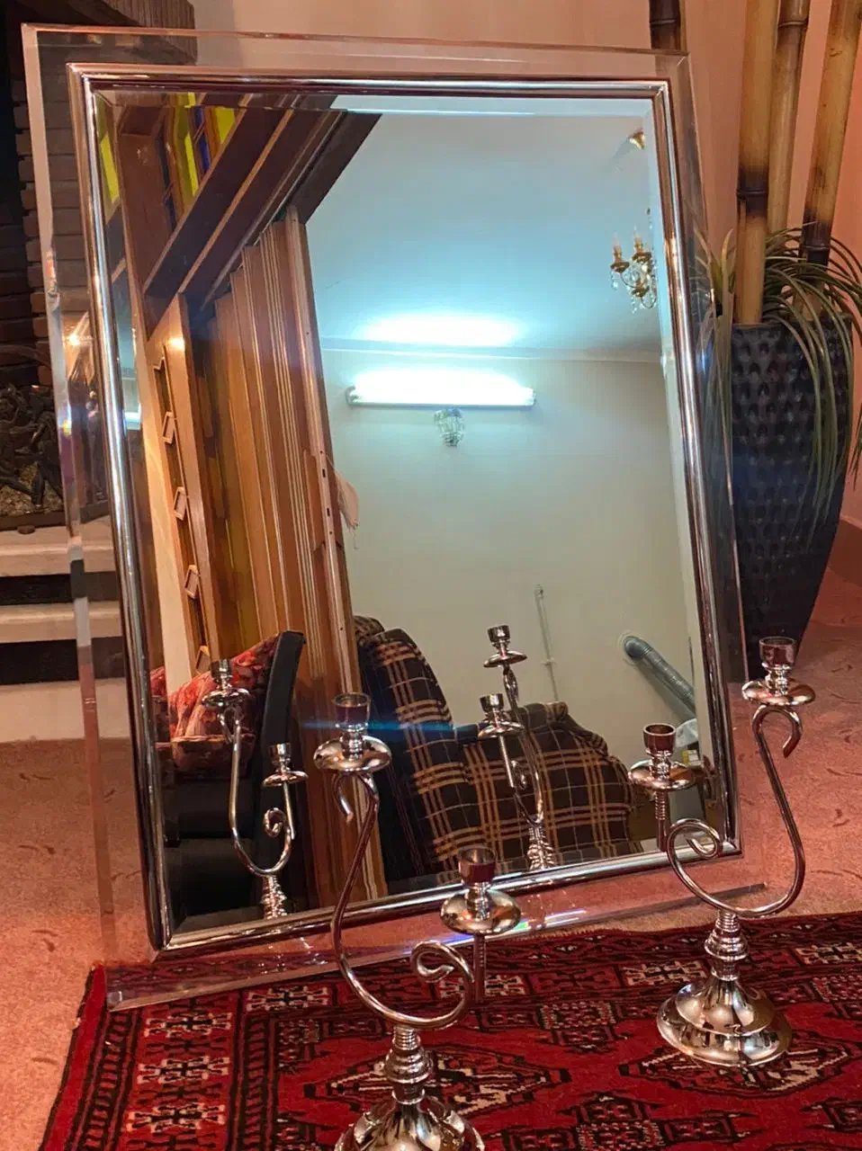 ایینه وشمعدونی کلاسیک|آینه|گرگان, |دیوار