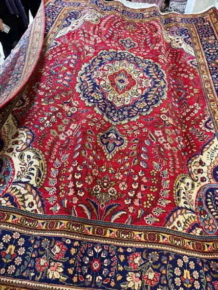 فرش ۹ متری لاکی دستبافت|فرش|تهران, کوی فراز|دیوار