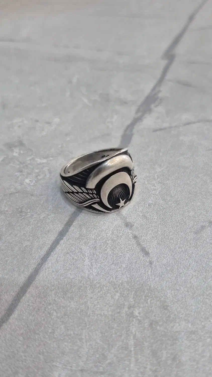 انگشتر نقره اصل ترکیه|جواهرات|ارومیه, |دیوار